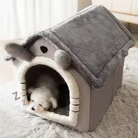 Maison pour animaux de compagnie et chiens en spandex spacieuse, tailles S/M/L, lavable, portable, pour toutes les saisons