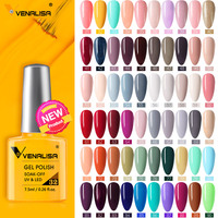 Venalisa Mode 7.5ml Soak Off Vernis Gel pour Ongles 60 Couleurs Cosmétiques Nail Art Manucure Gel Vernis