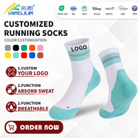 Chaussettes de football thermiques personnalisées avec logo, doublure polaire, tricotées, antidérapantes, pour entraînement d'équipe, adultes, vente en gros OEM