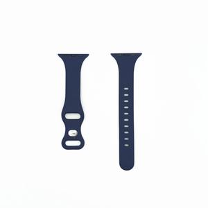 Convient pour Apple Watch Series 9/8/7/6/5/4/3/2/1, bracelet de montre en silicone fin avec fermoir papillon - Product Image 4