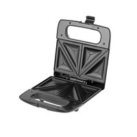 Machine à sandwich multifonctionnelle automatique en acier inoxydable, appareil pour petit-déjeuner léger avec presse à gaufres et à toasts pour usage domestique