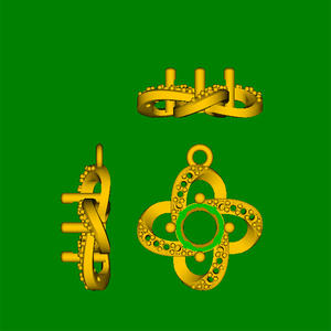 カスタマイズされたジュエリー925シルバー真鍮ネックレスブレスレットイヤリングリング画像またはサンプル処理工場校正CAD図面 - Product Image 1