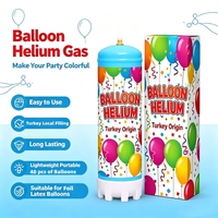 Petit cylindre de gaz He 2,2 L léger et jetable pour fournitures de fête
