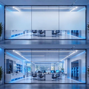 Murs de séparation intérieurs en verre intelligent commutable pour agences créatives et studios – Verre électrique PDLC haute transparence pour la confidentialité - Product Image 2