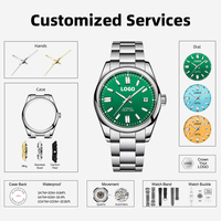 50 pièces, montre homme Benyar 5185, logo personnalisé OEM, nouvelle montre mécanique automatique de luxe originale pour homme, Reloj Montre Homme