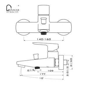 <span class=keywords><strong>Hotel</strong></span> 2 3 funciones de mano cabeza de ducha baño grifo válvula en cromo - Product Image 6