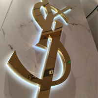 Usine de signalétique lumineuse en acrylique 3D personnalisée, fournissant des lettres en acrylique 3D pour les bâtiments et les lieux