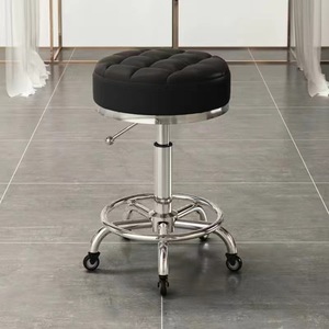 Chaises et tabourets modernes en cuir pour salons commerciaux, chaises pour clients de beauté, chaises pour salons de manucure, salons de coiffure, salons de barbier, hôtels, chaises de pédicure pour filles - Product Image 1