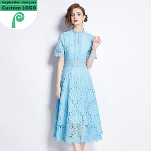 6947-95-759デザイナーメーカーカスタム女性服プロムインスピレーションエレガントなヴィンテージ女性用ロングドレス - Product Image 3