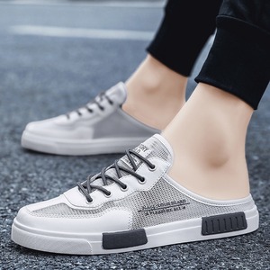 Summer style breathable mesh upper slip-on ankle <b>boot</b> for boys suitable for casual outerwear Teenage boys' casual shoes - Product Image 4