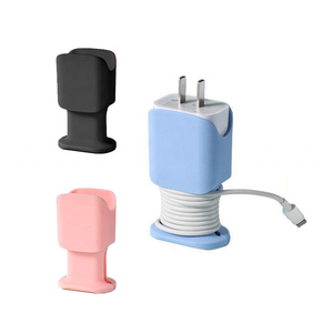Protecteur de chargeur en silicone avec enrouleur de câble, emballage personnalisé avec logo couleur pour chargeur de téléphone, housse anti-chute - Product Image 4