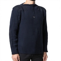 Chandails à fermeture éclair pour hommes coupe ajustée pull léger à col montant pulls polo décontractés pulls tricotés essentiels