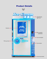 Nouveau distributeur automatique de style crème glacée molle machine à yaourt pour aliments surgelés fabricant de machine à smoothie avec CE et FCC