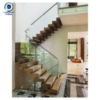 Escalier à poutres en acier au carbone haute résistance pour bâtiments résidentiels modernes