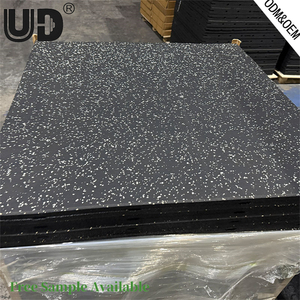 Tappetini in Gomma per Palestre Commerciali, Pavimentazione per Sale Fitness con Scaglie EPDM, Alta Assorbenza agli Urti, Tappetino in Gomma Durevole per Palestra - Product Image 2