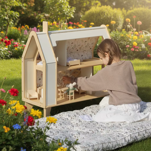 Casa de Muñecas de Madera Educativa para Niños de 5 a 7 Años - Product Image 2