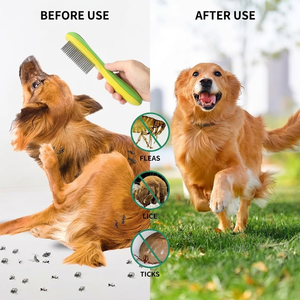 Pettine Elettrico Antipulci per Animali Domestici, Vendita all'Ingrosso dal Produttore, 3 File di Denti, con Schermo LED, per Eliminare Pulci e <span class=keywords><strong>Pidocchi</strong></span> - Product Image 4