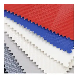 Kulit imitasi bahan pelapis kain PVC kulit sintetis vinil serat karbon untuk Sofa mobil
