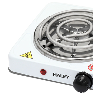 Plaque chauffante électrique simple HALEY 1000W, portable, en fer, pour comptoir de cuisine, avec boîtier métallique, pour usage domestique - Product Image 4
