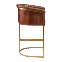 Chaise de comptoir moderne et élégante avec fonction pivotante, siège rembourré doux pour îlot de cuisine contemporain, bar à domicile, salon extérieur