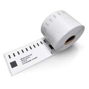 Etiquetas de Papel Térmico Compatibles con DYMO 99019, 59 mm x 190 mm, 110 Unidades, Negro sobre Blanco, Compatibles con Etiquetas Dymo LW - Product Image 1