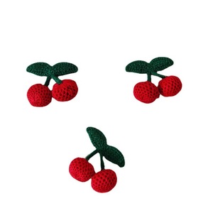 Parches Redondos Bordados en 3D con Diseño de Cereza, Personalizados por ZSY, para Coser en Sombreros, Ropa, Bolsos, Zapatos, Tela Decorativa de Encaje - Product Image 4