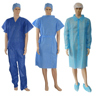Scrub sekali pakai Medis/scrub Suit/perawat seragam rumah sakit desain gaun pasien - Product Image 1