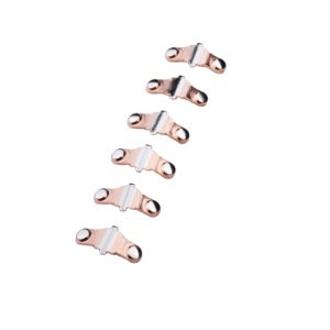 Độ chính xác cao Composite kim loại phụ kiện kim loại đóng dấu tấm với Bạc địa chỉ liên lạc cho chuyển đổi - Product Image 4