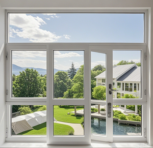 <span class=keywords><strong>Finestra</strong></span> a Battente in PVC con <span class=keywords><strong>Doppio</strong></span> <span class=keywords><strong>Vetro</strong></span> Temperato, Design Europeo - Product Image 5