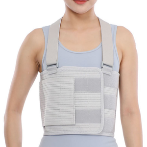 <span class=keywords><strong>Ceinture</strong></span> de soutien <span class=keywords><strong>thoracique</strong></span> réglable à boucle auto-agrippante, haute élasticité, bretelles croisées, légère, respirante, fixation intercostale - Product Image 1