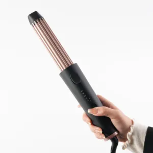 Portable Hair Straightener And Curling Ion 2 In 1 Styler 4-Position Temperature Adjustable Rotary Curling Iron