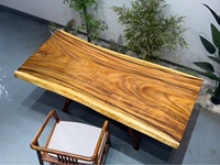 Table à manger en bois massif noyer, table de salon, table de restaurant, table d'hôtel, ensemble de chaises