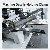 Machine à coudre industrielle à commande électronique avec zone de couture de 200x100 mm pour la couture de boucles de connexion de sacs de grande taille