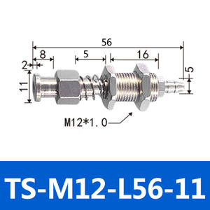 Boquilla de Succión Recta de Cabeza Grande Tianxing M12, Soporte de Ventosa de Vacío, Accesorios para Brazo Robótico - Product Image 2