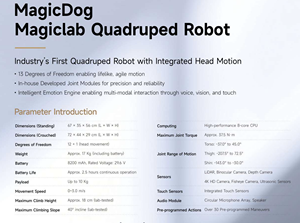 Magiclab Quadruped <b>Robot</b> Independent All-Round Analysis High Quality Magicdog - Product Image 5