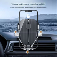 Support de téléphone pour voiture de bonne qualité, rotatif, en ABS, à fixer sur la grille d'aération, durable, stable, magnétique, pliable, universel, support de téléphone mobile automatique