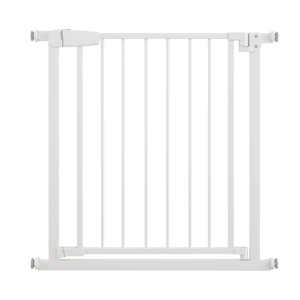 Barrière d'escalier rétractable en métal simple d'utilisation, barrière <span class=keywords><strong>de</strong></span> sécurité pour bébé à domicile, pour enfants et animaux domestiques, conception fonctionnelle pour la cuisine, porte <span class=keywords><strong>de</strong></span> sécurité pour enfants - Product Image 1