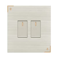 Interrupteur intelligent unidirectionnel durable à bas prix, 3 boutons tactiles, courant maximal de 10 A, 250 V, matériau PC, marque JUBEN