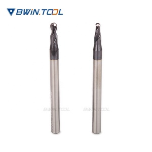 2 flautas de velocidad Tigre carburo bola nariz final herramienta de fresado cortador de metal - Product Image 1