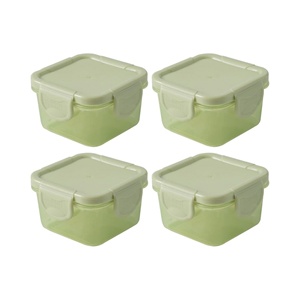 Ensemble de contenants alimentaires pour bébé en plastique de 60 ml, populaires en 2024, avec couvercles, mini boîte de rangement personnalisée pour la cuisine, conteneur alimentaire transparent - Product Image 1
