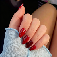 Kit de vernis gel UV rouge classique haute pigmentation, couleur intense, formule à retirer par trempage pour salons professionnels (vente en gros)