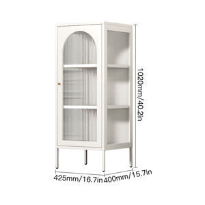 ארון מתכת באיכות גבוהה המארגן ארון עם 3 מדפים קיבולת גדולה - Product Image 2