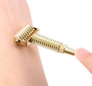 Sonda de acupuntura multifuncional de latón 100%, Detector de puntos de acupuntura, rodillo de masaje de aguja de resorte de acupuntura Facial - Product Image 4