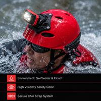 Casque de sauvetage aquatique certifié Swift-Guard EN 1385, protection intégrale en ABS haute résistance avec système de drainage Pro-Flow à 11 trous