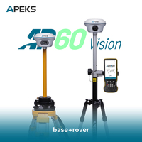 APEKS AP60 RTK Vision Rover Protocole LoRa 2W UHF Tx/Rx Station de base GNSS RTK Récepteur de base GNSS RTK Récepteur GPS GNSS