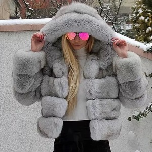 Giacca di <span class=keywords><strong>pelliccia</strong></span> sintetica <span class=keywords><strong>con</strong></span> cappello giacca giacca di <span class=keywords><strong>pelliccia</strong></span> sintetica <span class=keywords><strong>cappotto</strong></span> di <span class=keywords><strong>pelliccia</strong></span> da donna - Product Image 5