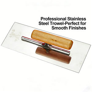Truelle de peintre en acier inoxydable, spatule à plâtre, truelle à enduit - Product Image 4