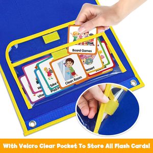 Visual Schedule Board For Kids Weekly <b>Planner</b> With Magnetic Cards Time Management Chart For Toddlers And Children - Product Image 5