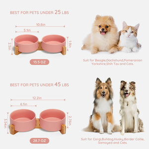 Fabricante Mayorista de Comederos Ecológicos Portátiles para Perros, con Marco de Madera y Cerámica, en Varios Colores - Product Image 5