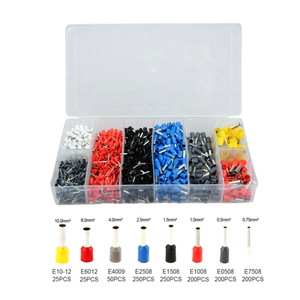 1200PCs Insulated Electric Wire Plastic Terminator Bootlace Ferrule Connector <b>Electrical</b> Crimping Tool Pin Terminal <b>Kit</b> - Product Image 5